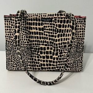 Kate Spade animal print shoulder purse
